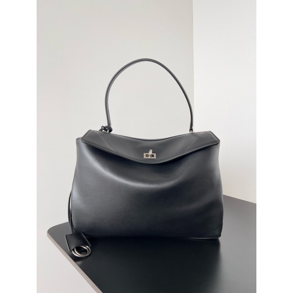 Balenciaga Rodeo Medium Bag in Noir Calfskin LDBS243417