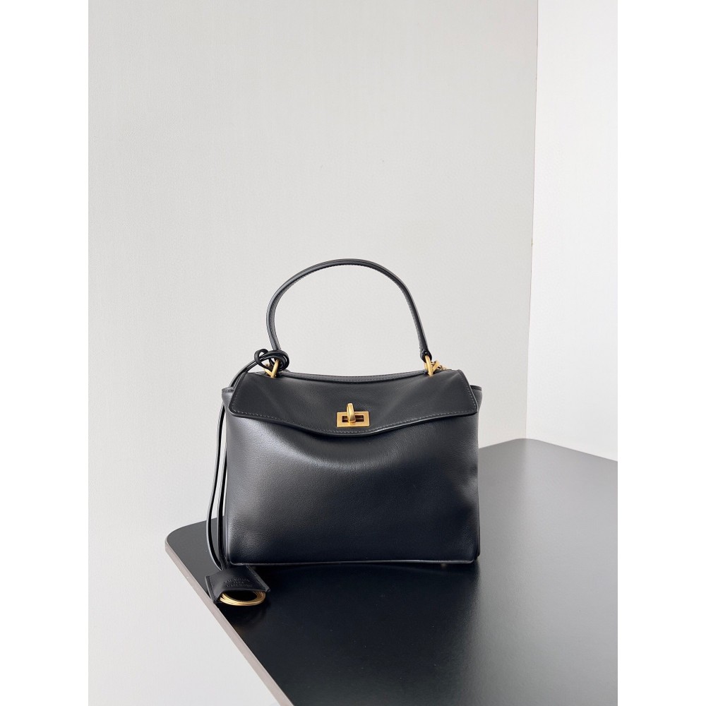 Balenciaga Rodeo Mini Bag in Black Calfskin LDBS243424