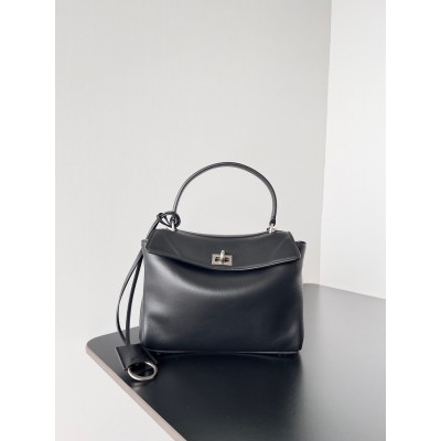 Balenciaga Rodeo Mini Bag in Noir Calfskin LDBS243385