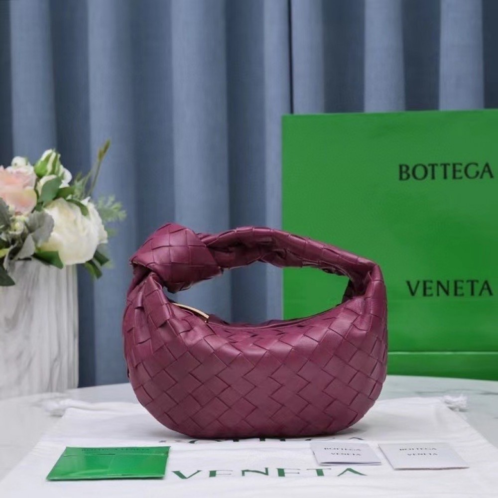 Bottega Veneta BV Jodie Mini Bag In Cinnabar Intrecciato Lambskin LDBS243842