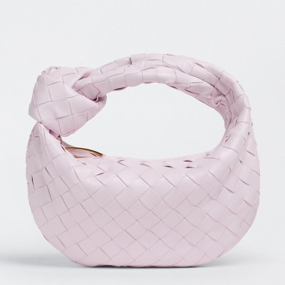 Bottega Veneta BV Jodie Mini Bag In Light Pink Intrecciato Lambskin LDBS243848