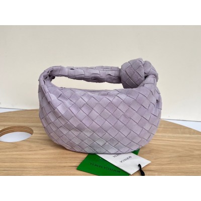 Bottega Veneta BV Jodie Mini Bag In Lilac Intrecciato Suede LDBS243849