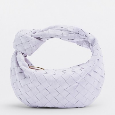 Bottega Veneta BV Jodie Mini Bag In Lilac Intrecciato Suede LDBS243849