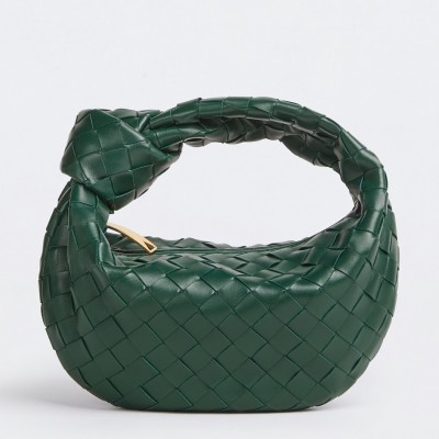 Bottega Veneta BV Jodie Mini Bag In Raintree Intrecciato Lambskin LDBS243853