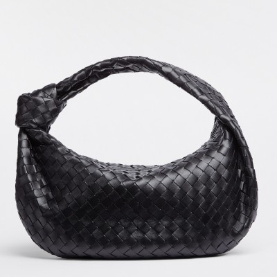 Bottega Veneta BV Jodie Small Bag In Black Intrecciato Leather LDBS243861