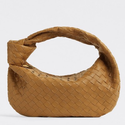 Bottega Veneta BV Jodie Small Bag In Caramel Intrecciato Leather LDBS243862