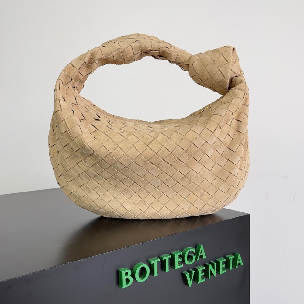 Bottega Veneta BV Jodie Teen Bag In Porridge Suede Calfskin LDBS243868