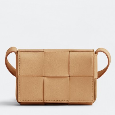 Bottega Veneta Candy Cassette Bag In Almond Lambskin LDBS243887