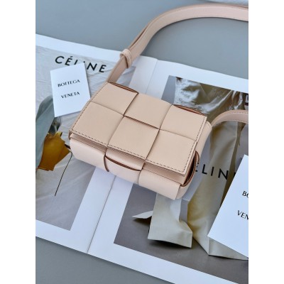 Bottega Veneta Candy Cassette Bag In Melon Washed Lambskin LDBS243890