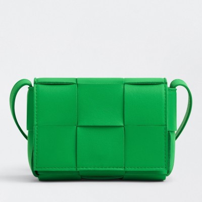 Bottega Veneta Candy Cassette Bag In Parakeet Lambskin LDBS243891