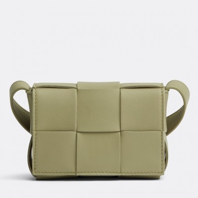 Bottega Veneta Candy Cassette Bag In Travertine Lambskin LDBS243892