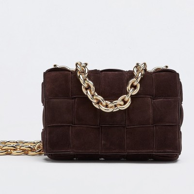 Bottega Veneta Chain Cassette Bag In Fondant Suede LDBS243951