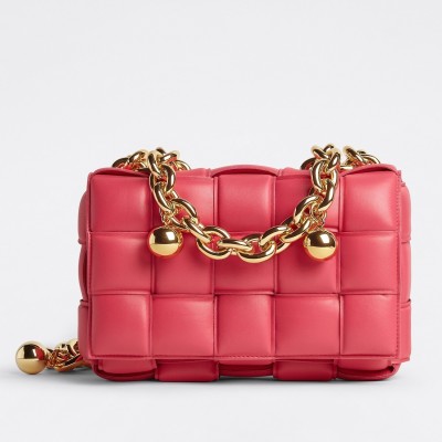 Bottega Veneta Chain Cassette Bag In Lollipop Lambskin LDBS243955