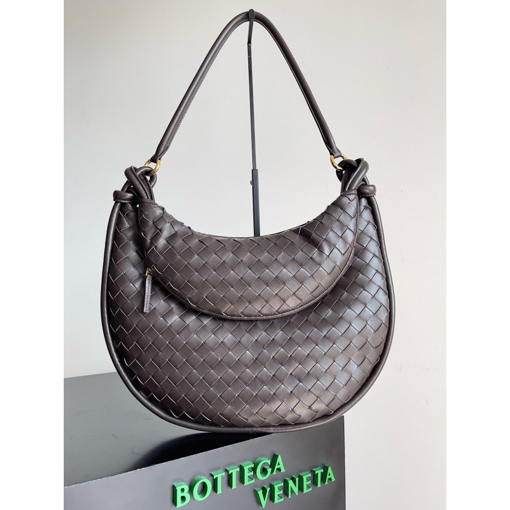 Bottega Veneta Gemelli Large Bag in Fondant Intrecciato Lambskin LDBS243978