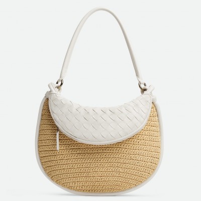 Bottega Veneta Gemelli Medium Bag in Natural Raffia LDBS243984