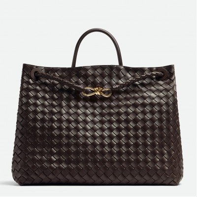 Bottega Veneta Large Andiamo bag In Fondant Intrecciato Lambskin LDBS243997