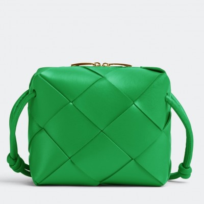 Bottega Veneta Mini Cassette Camera Bag In Parakeet Lambskin LDBS244072