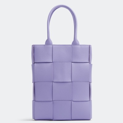 Bottega Veneta Mini Cassette Tote Bag In Wisteria Lambskin LDBS244077