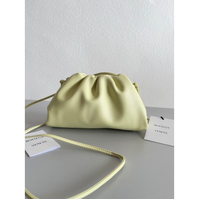 Bottega Veneta Mini Pouch Bag In Zest Washed Calfskin LDBS244086