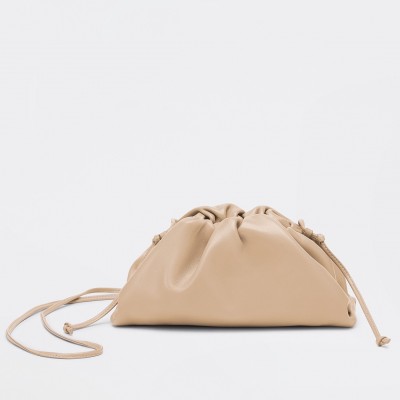 Bottega Veneta Mini Pouch In Beige Calfskin LDBS244087