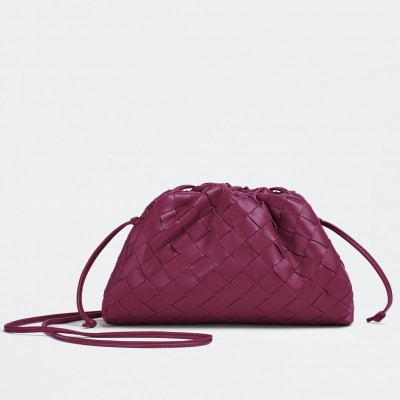 Bottega Veneta Mini Pouch In Cinnabar Intrecciato Lambskin LDBS244094