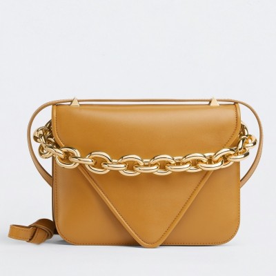 Bottega Veneta Mount Small Bag In Yellow Calfskin LDBS244124