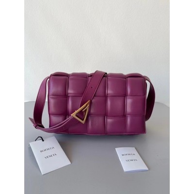 Bottega Veneta Padded Cassette Bag In Cinnabar Lambskin LDBS244133