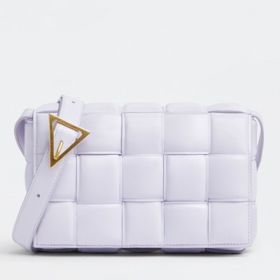 Bottega Veneta Padded Cassette Bag In Lilas Lambskin LDBS244140