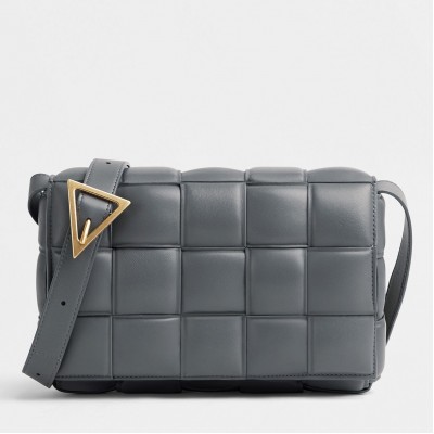 Bottega Veneta Padded Cassette Bag In Thunder Calfskin LDBS244154