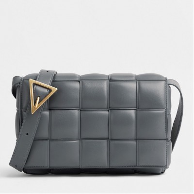 Bottega Veneta Padded Cassette Bag In Thunder Lambskin LDBS244155