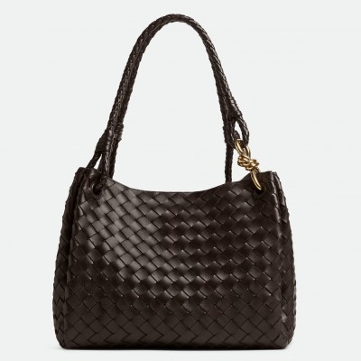 Bottega Veneta Parachute Large Bag in Fondant Intrecciato Lambskin LDBS244159