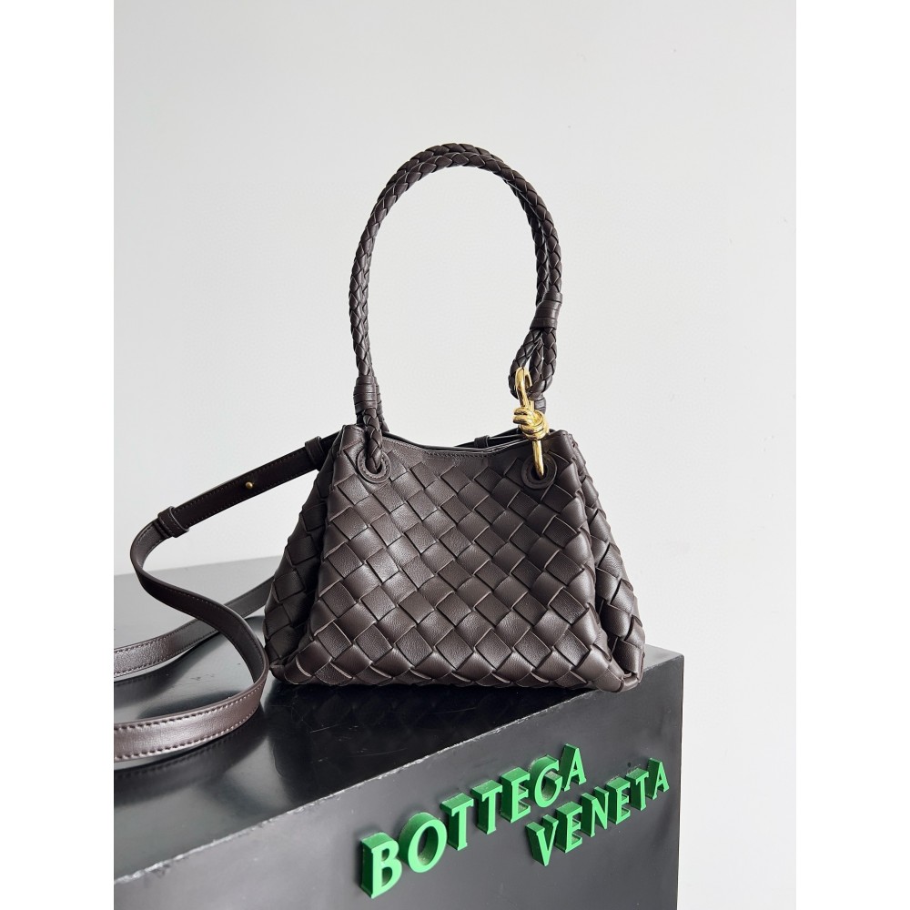 Bottega Veneta Parachute Small Bag in Fondant Intrecciato Lambskin LDBS244161