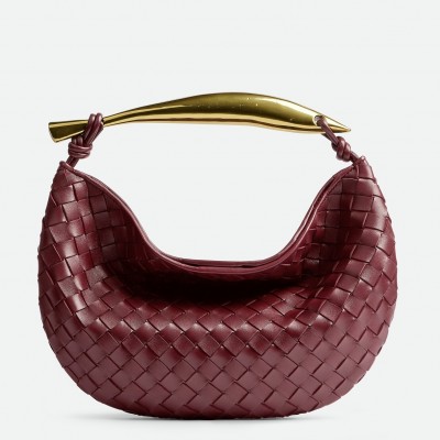 Bottega Veneta Sardine Small Bag In Barolo Intrecciato Lambskin LDBS244177