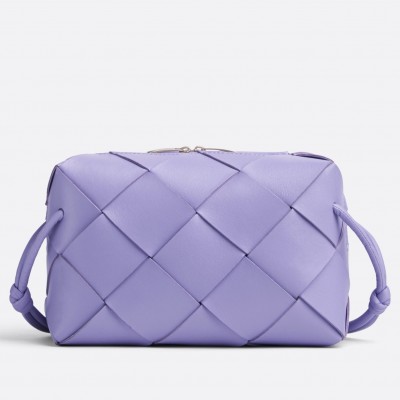 Bottega Veneta Small Cassette Camera Bag In Wisteria Lambskin LDBS244199