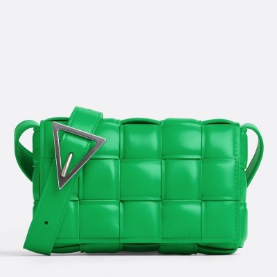 Bottega Veneta Small Padded Cassette Bag In Parakeet Lambskin LDBS244217