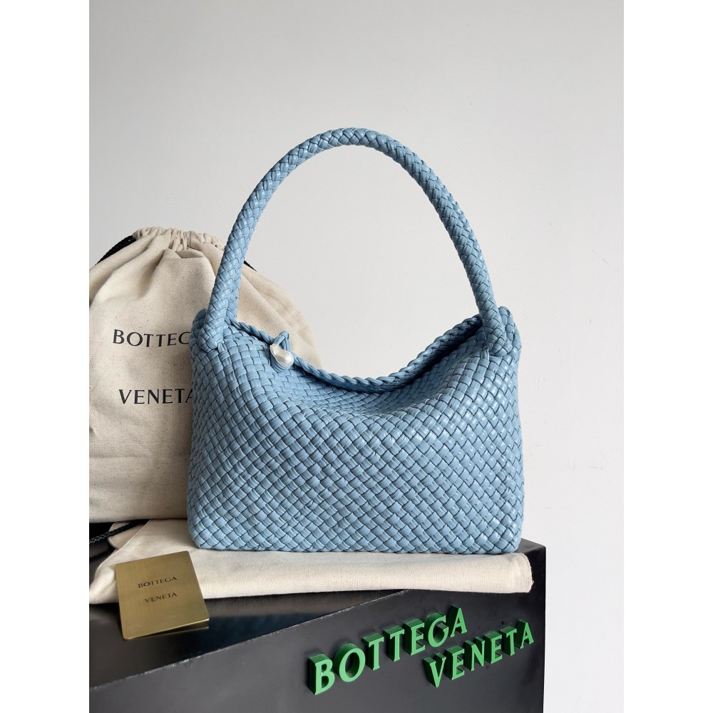 Bottega Veneta Tosca Bag in Light Blue Intrecciato Calfskin LDBS244273