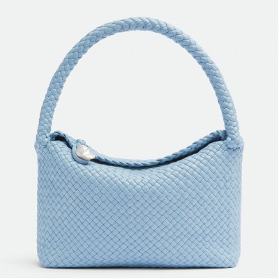 Bottega Veneta Tosca Bag in Light Blue Intrecciato Calfskin LDBS244273