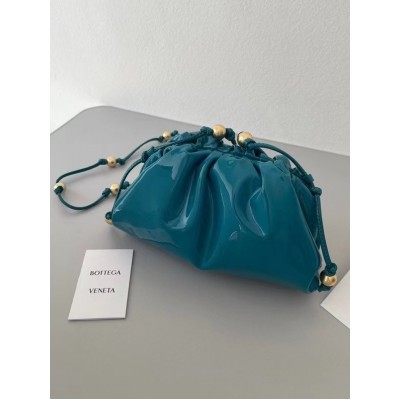 Bottega Veneta Mini Pouch In Blaster Patent Leather