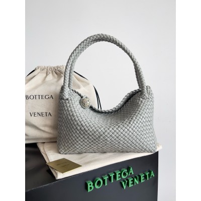 Bottega Veneta Tosca Bag in Grey Intrecciato Calfskin