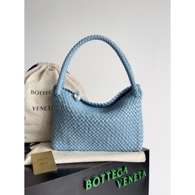 Bottega Veneta Tosca Bag in Light Blue Intrecciato Calfskin