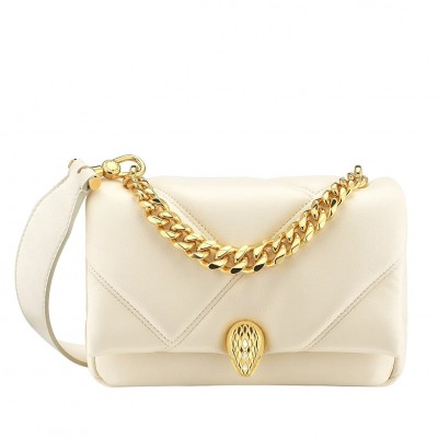 Bvlgari Serpenti Cabochon Mini Bag In White Calfskin LDBS243414