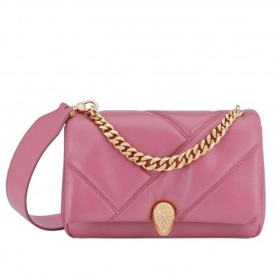 Bvlgari Serpenti Cabochon Small Bag In Pink Leather LDBS243430