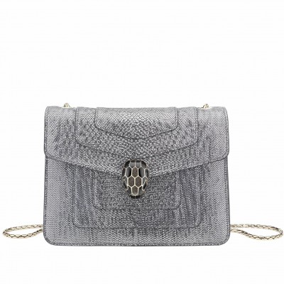 Bvlgari Serpenti Forever Small Crossbody Bag In Karung Leather LDBS243460