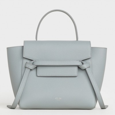 Celine Belt Nano Bag In Mineral Grained Calfskin LDBS243472