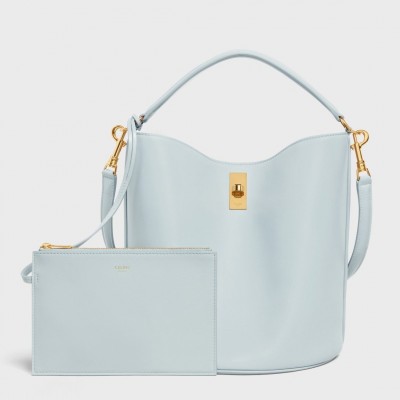 Celine Bucket 16 Bag In Mineral Smooth Calfskin LDBS243508