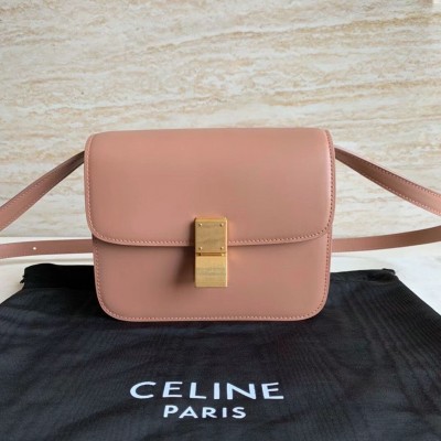 Celine Classic Box Teen Bag In Antique Rose Box Calfskin LDBS243530