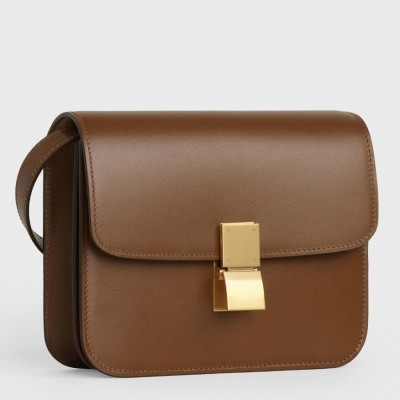 Celine Classic Box Teen Bag In Camel Box Calfskin LDBS243495