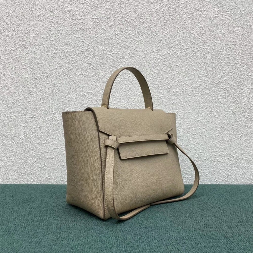 Celine Micro Belt Bag In Light Taupe Grained Calfskin LDBS243546