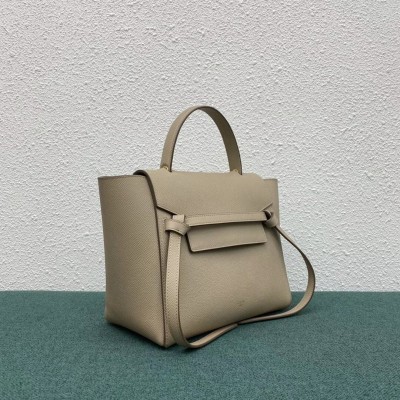 Celine Micro Belt Bag In Light Taupe Grained Calfskin LDBS243546