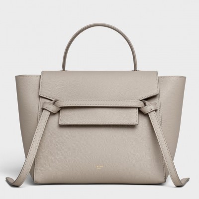 Celine Micro Belt Bag In Light Taupe Grained Calfskin LDBS243546